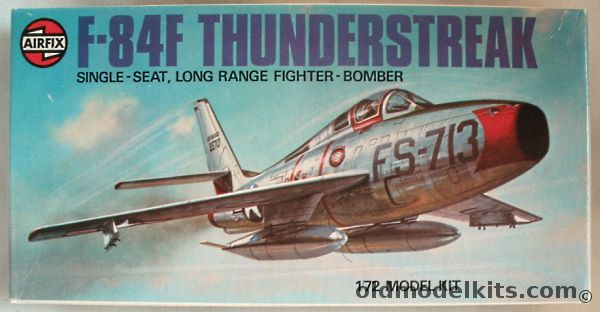 Airfix 1/72 Republic F-84 Thunderstreak - USAF or Luftwaffe, 03022-9 plastic model kit